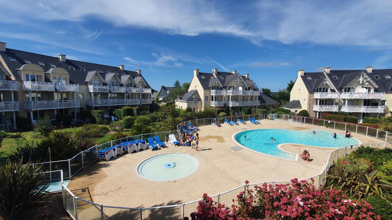 Vacances Ô Cap Coz - Jardin vue mer et piscine - Résidence Cap Azur Fouesnant Exterior foto